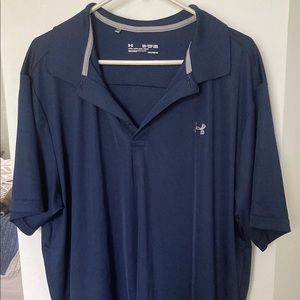 Under Armour navy golf polo